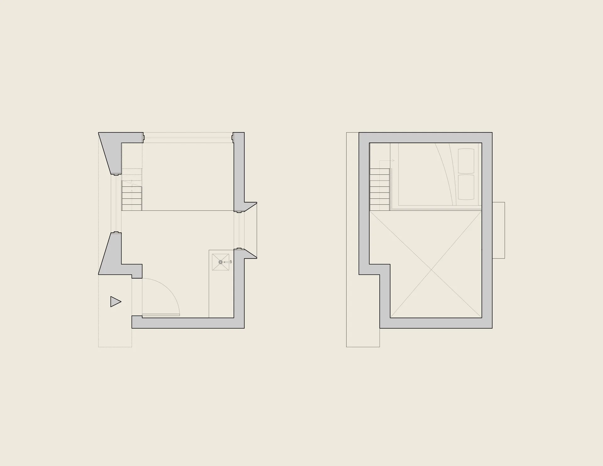 Hearth Pod — dimensioned floor plan (167 sq ft)